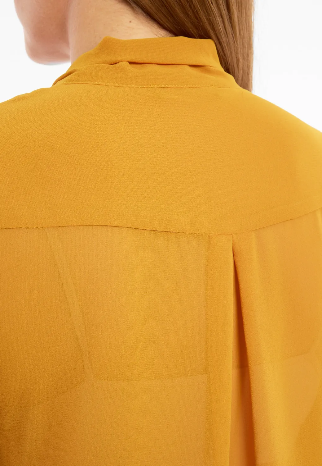 Ana Alcazar Cosmia camicetta chiffon curry