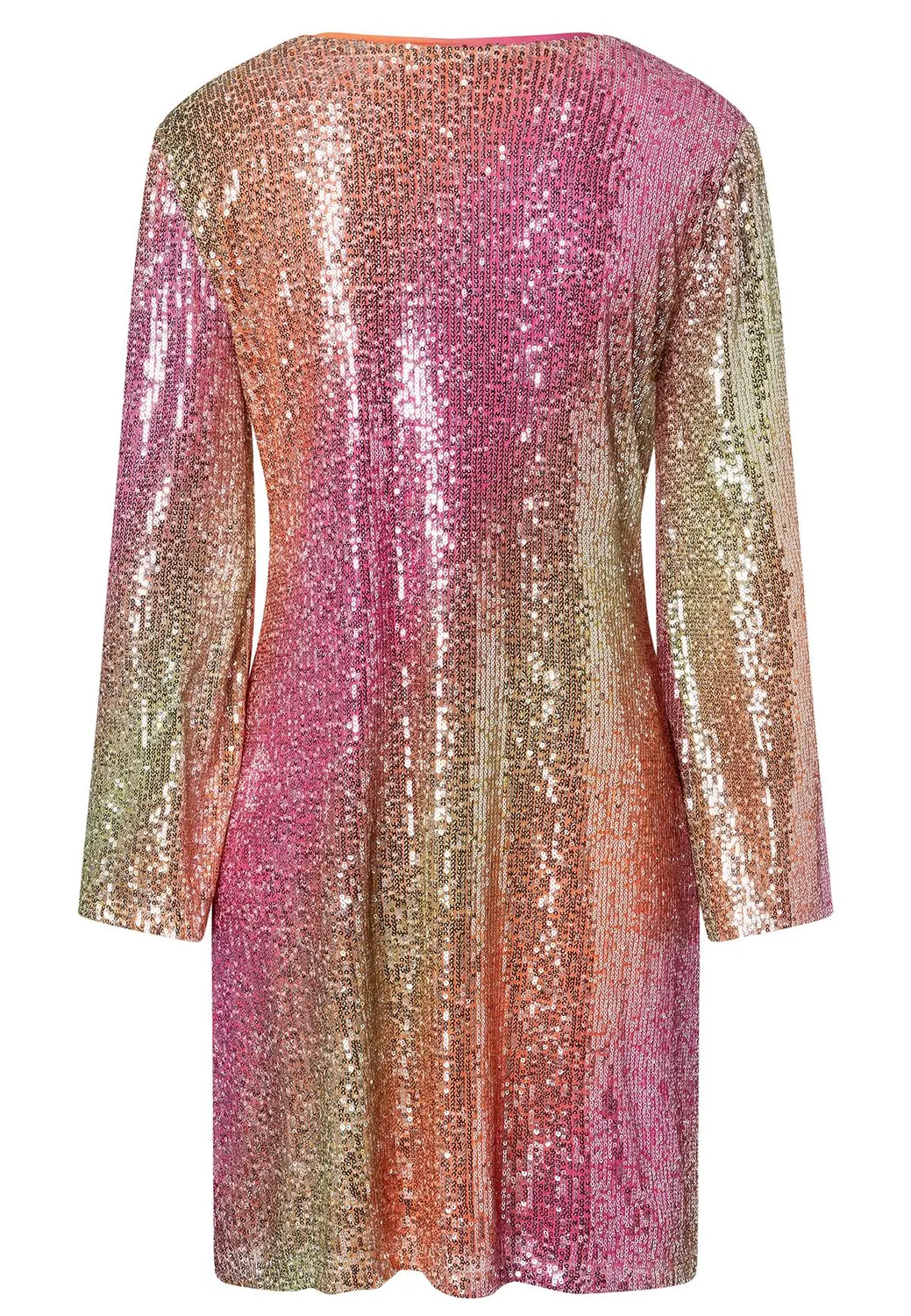 Ana Alcazar Zaga abito tunica paillettes pastello