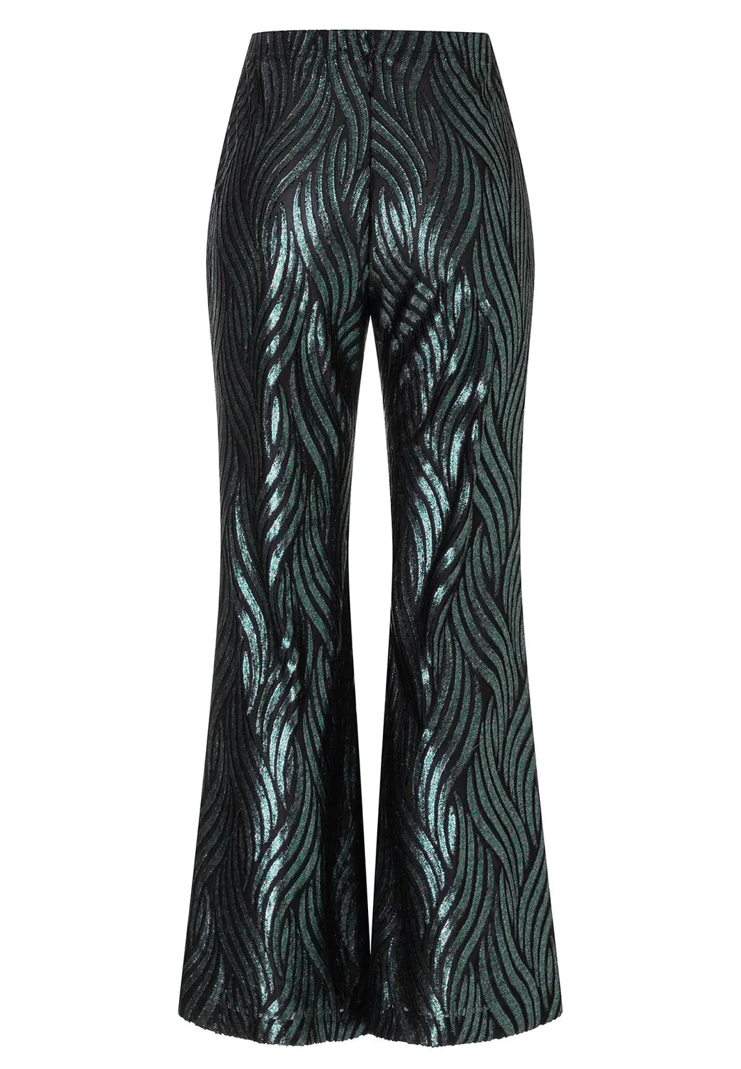 Ana Alcazar Ifisa pantaloni velluto zampa neri