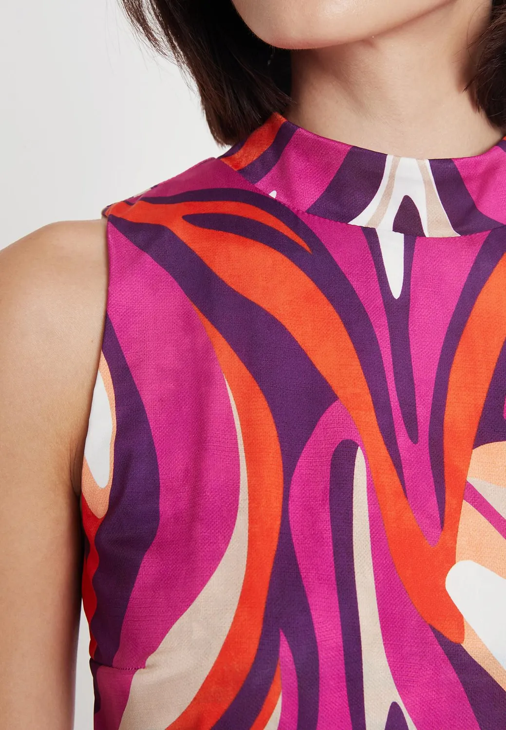 Ana Alcazar Prilora tuta jumpsuit fantasia fucsia