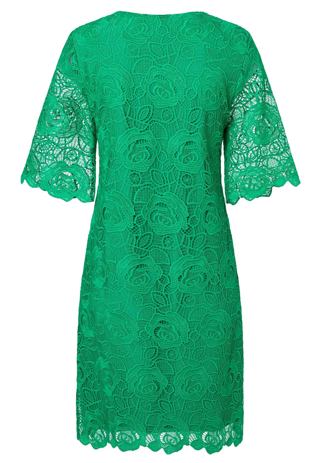 Ana Alcazar Daeph abito tunica pizzo verde cerimonia