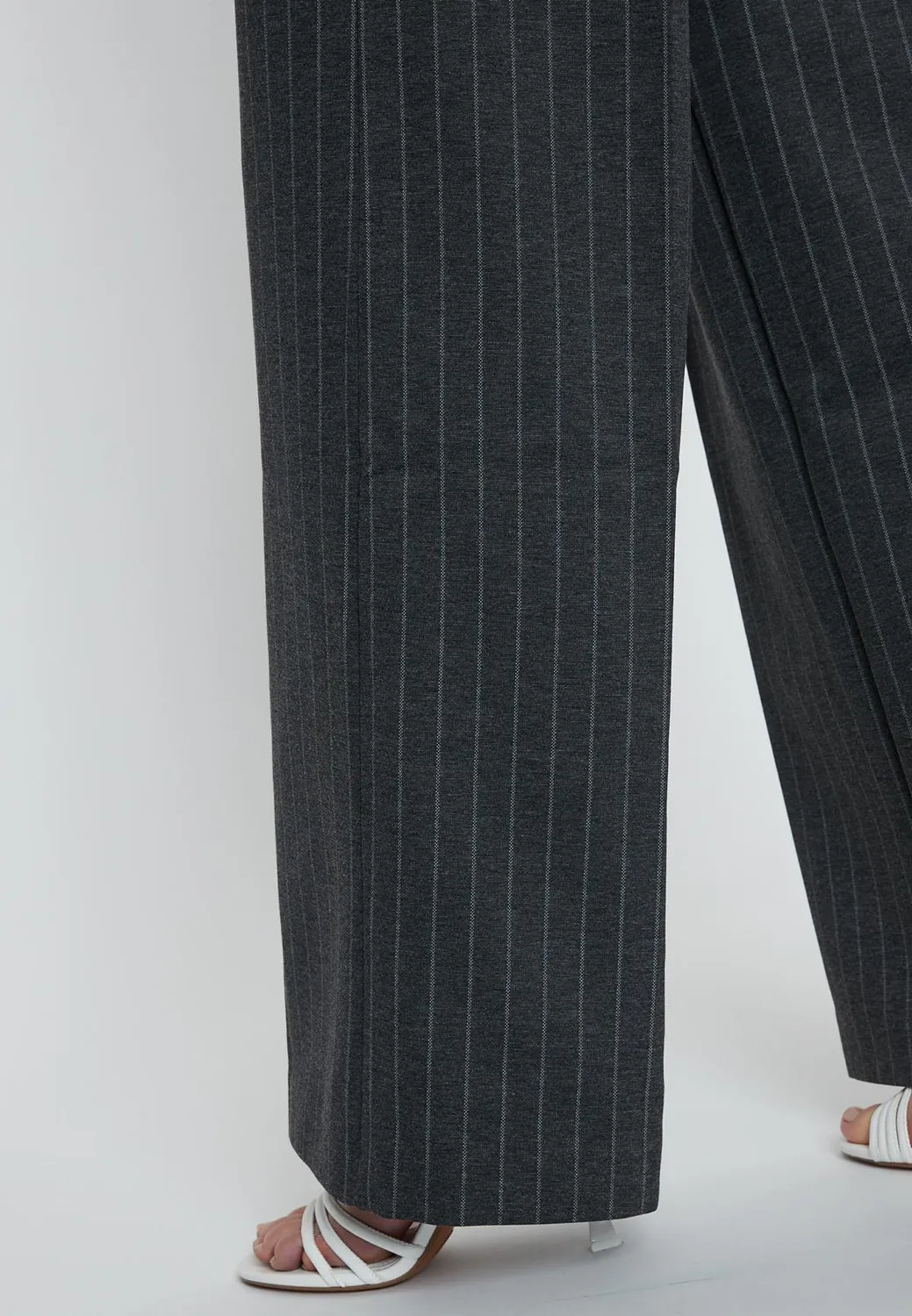 Ana Alcazar Mesine Pantaloni classici grigi gessato