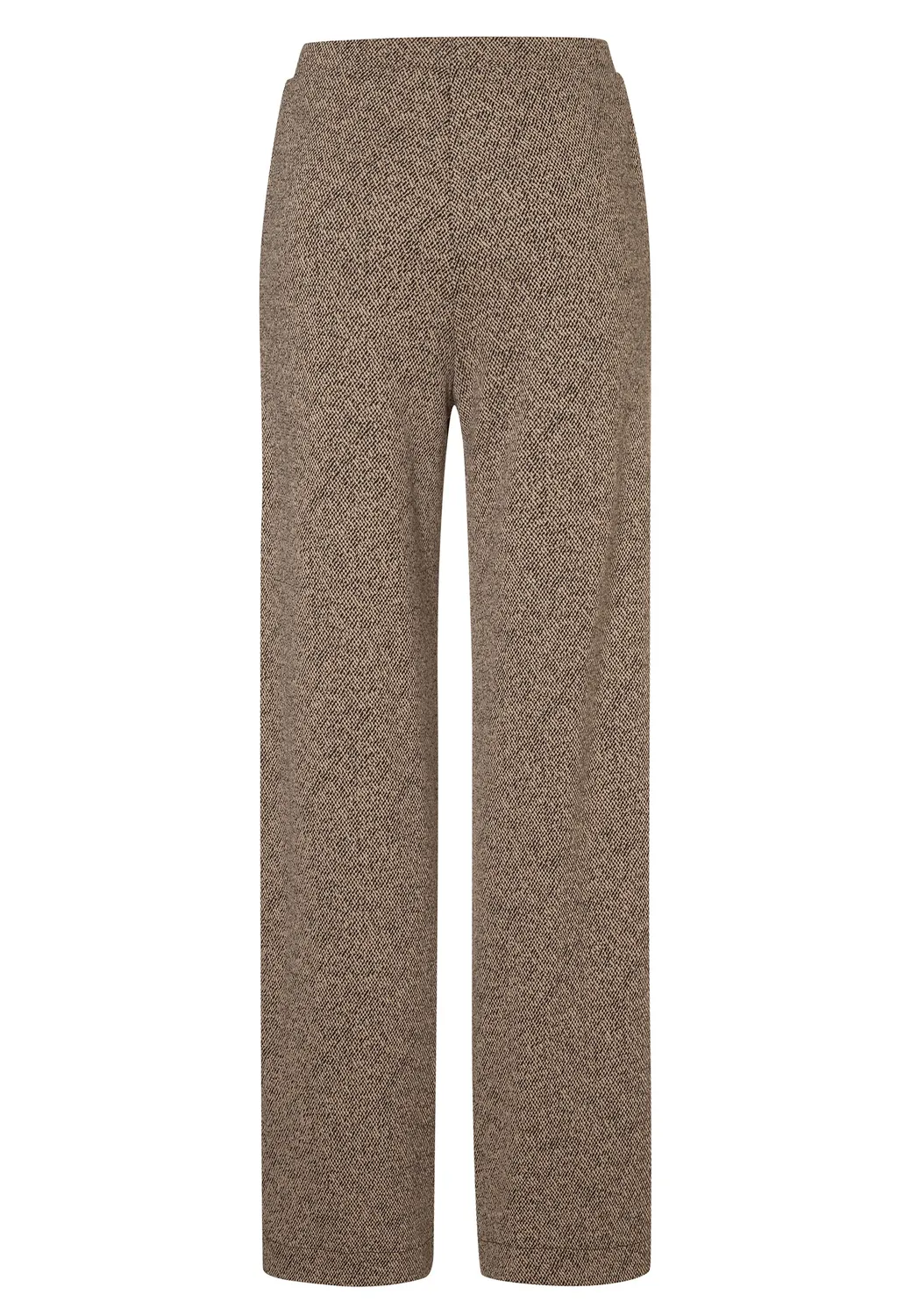 Ana Alcazar Eldora pantaloni tweed gamba larga