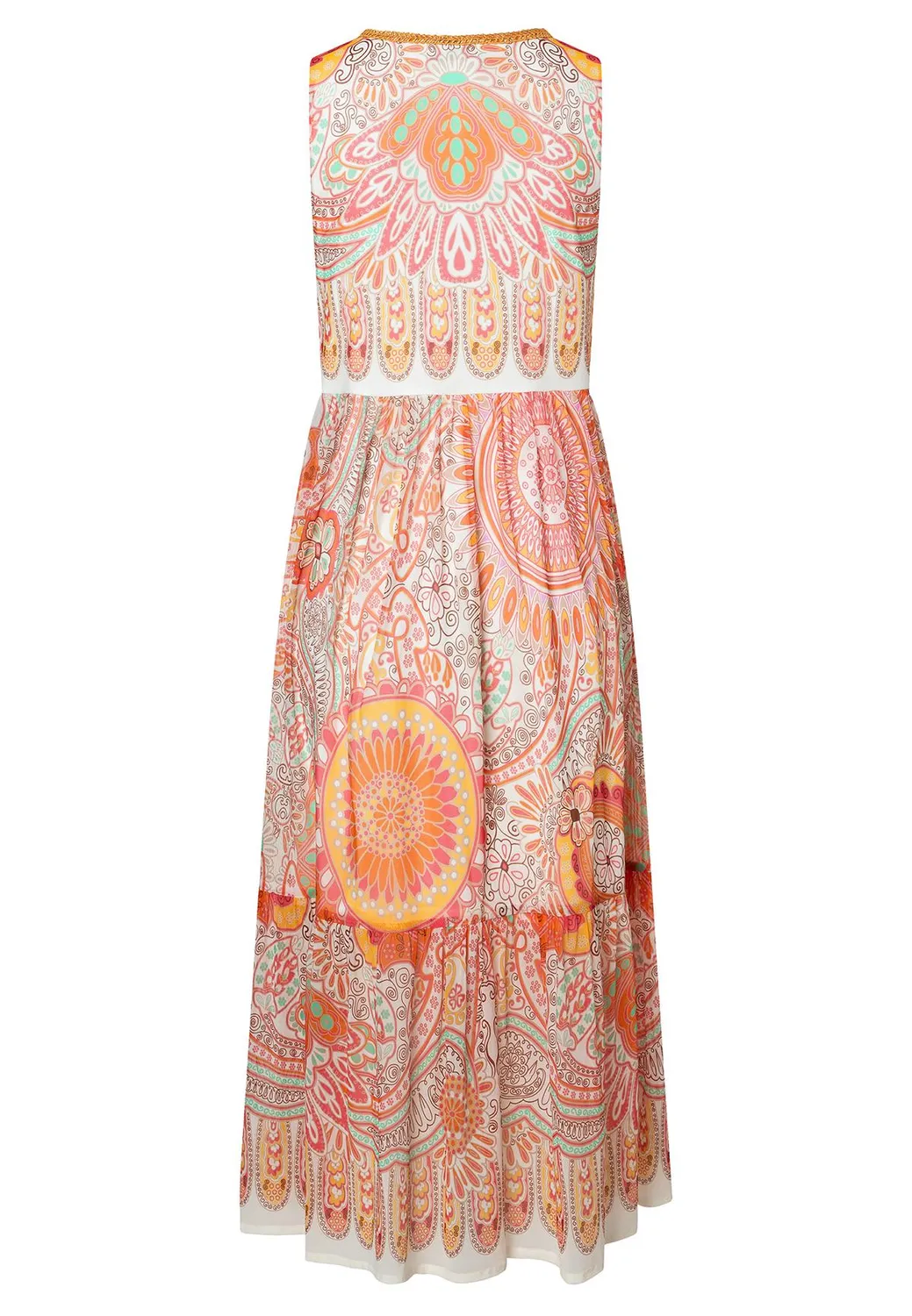 Ana Alcazar Welma abito midi panna fantasia paisley