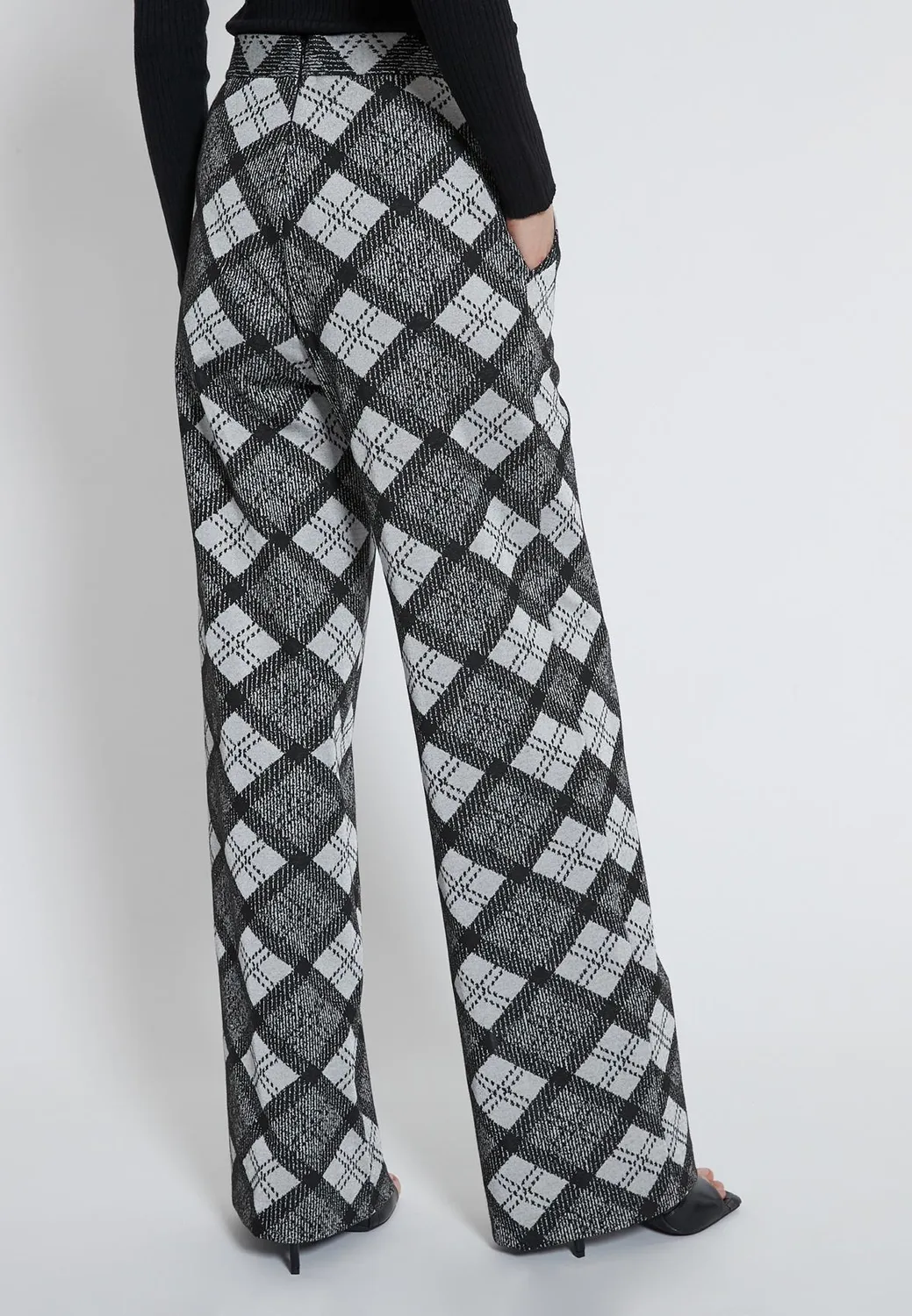Ana Alcazar Hettmi pantaloni Marlene rombi