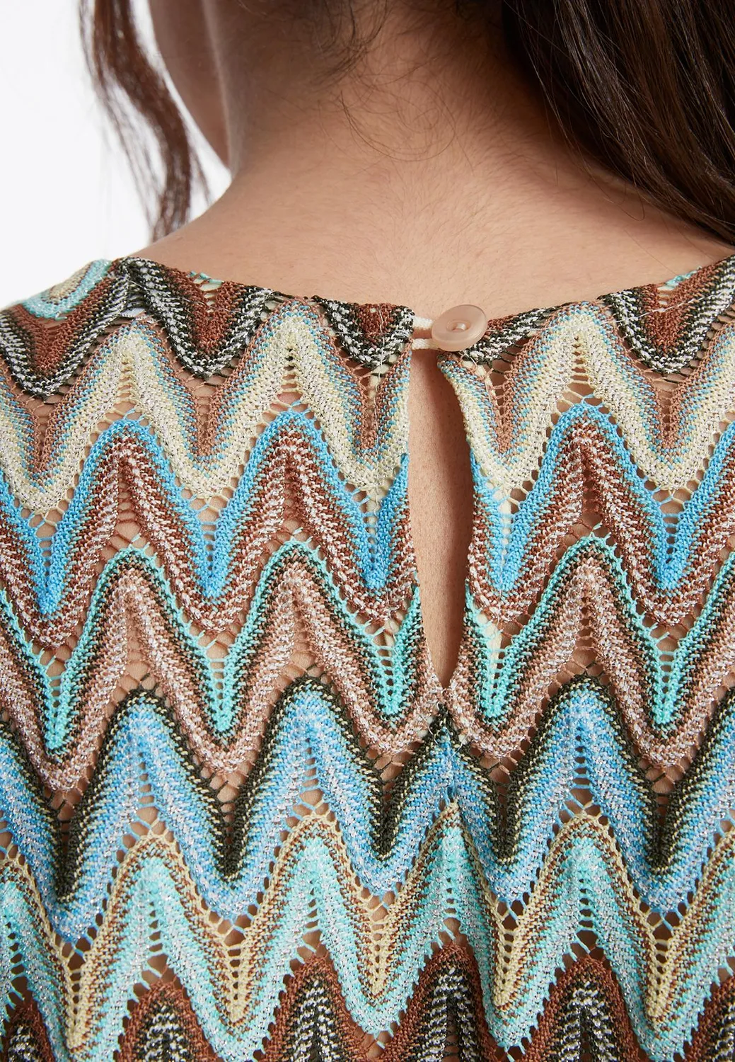 Ana Alcazar Zefosa maglia zigzag manica lunga