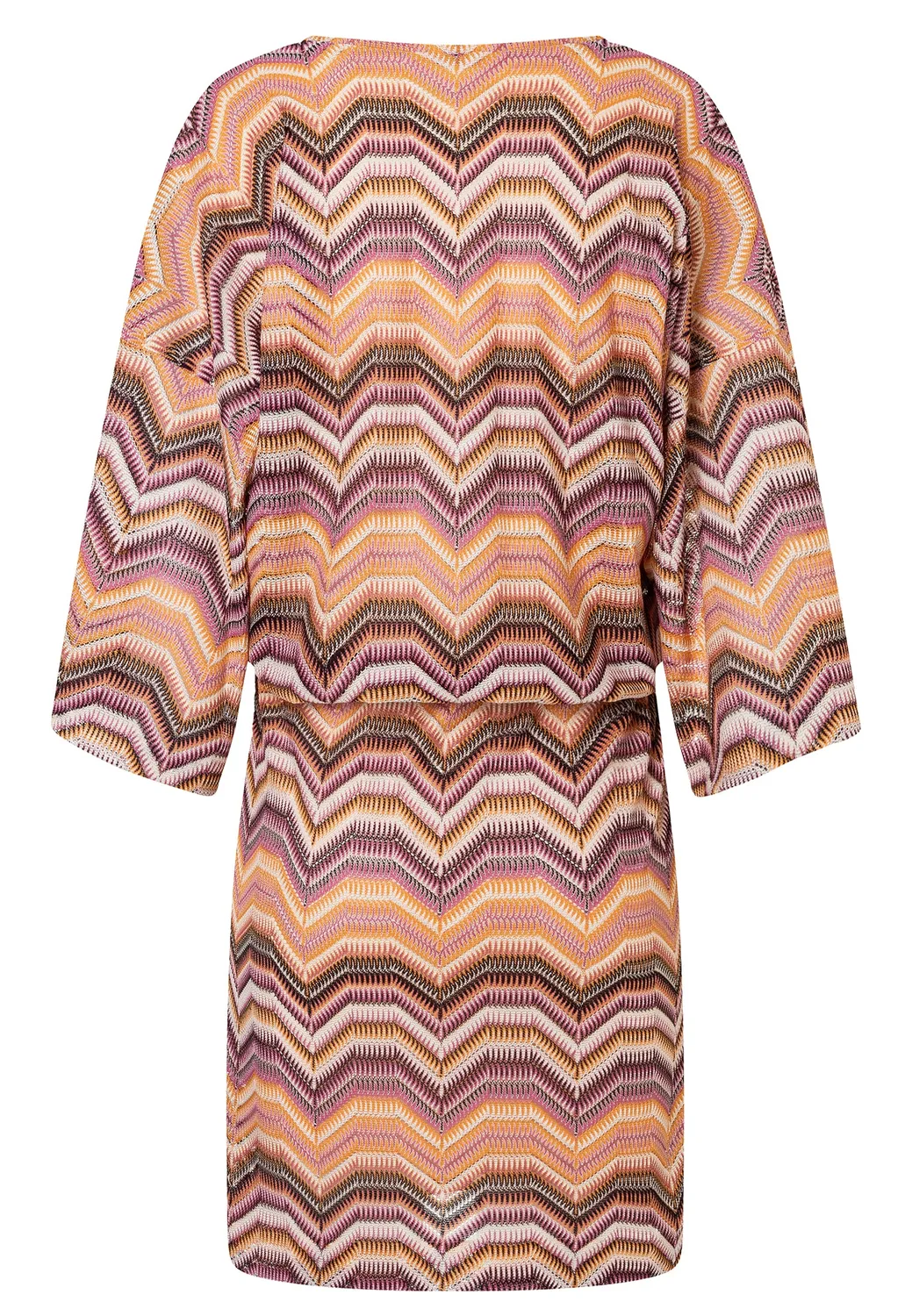 Ana Alcazar Dirah abito corto arancione in maglia