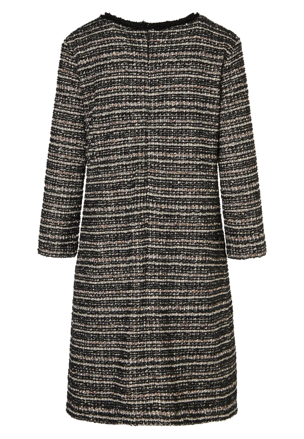 Ana Alcazar Enalisa abito tweed bouclé nero