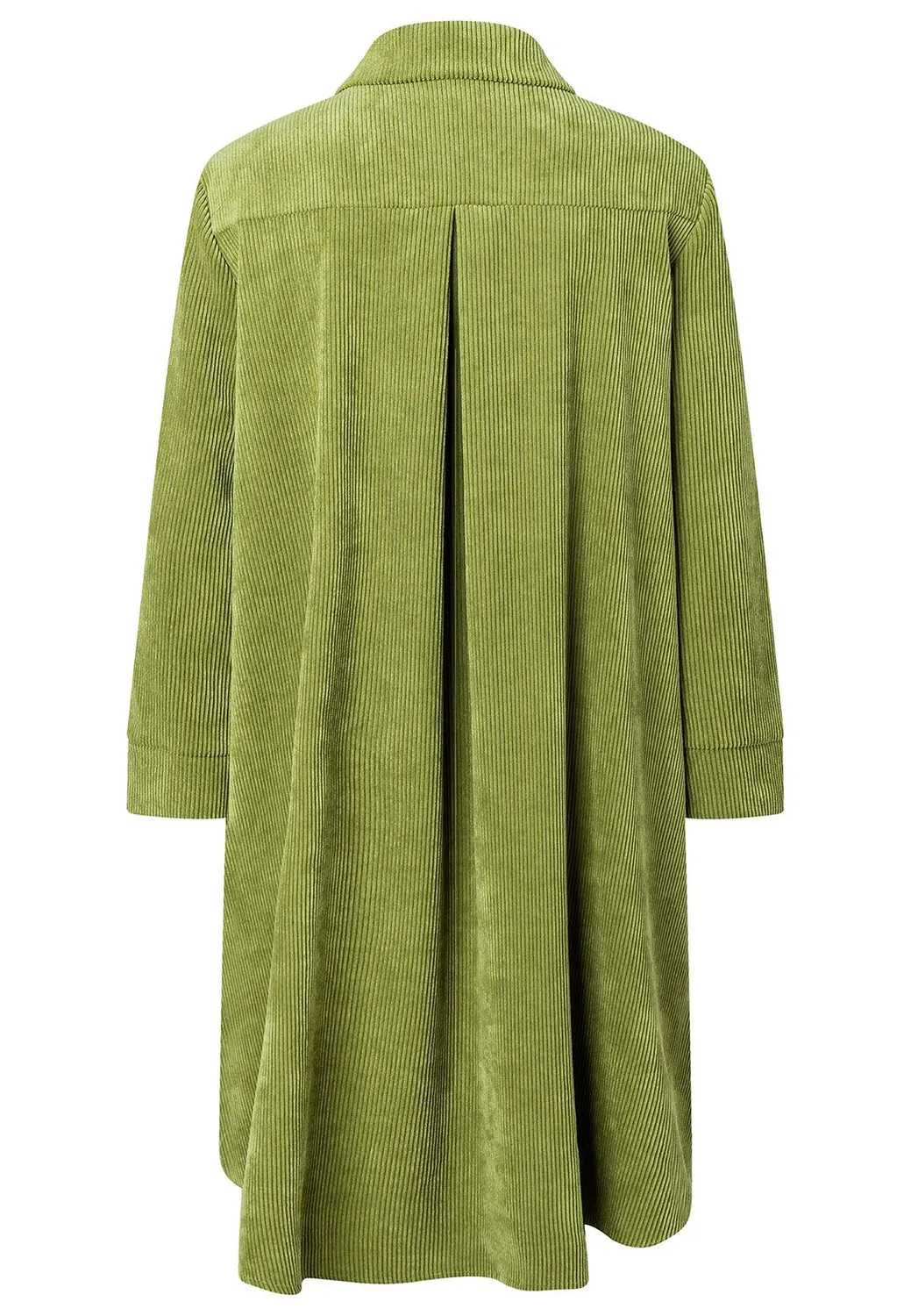 Ana Alcazar Sastya abito chemisier velluto verde