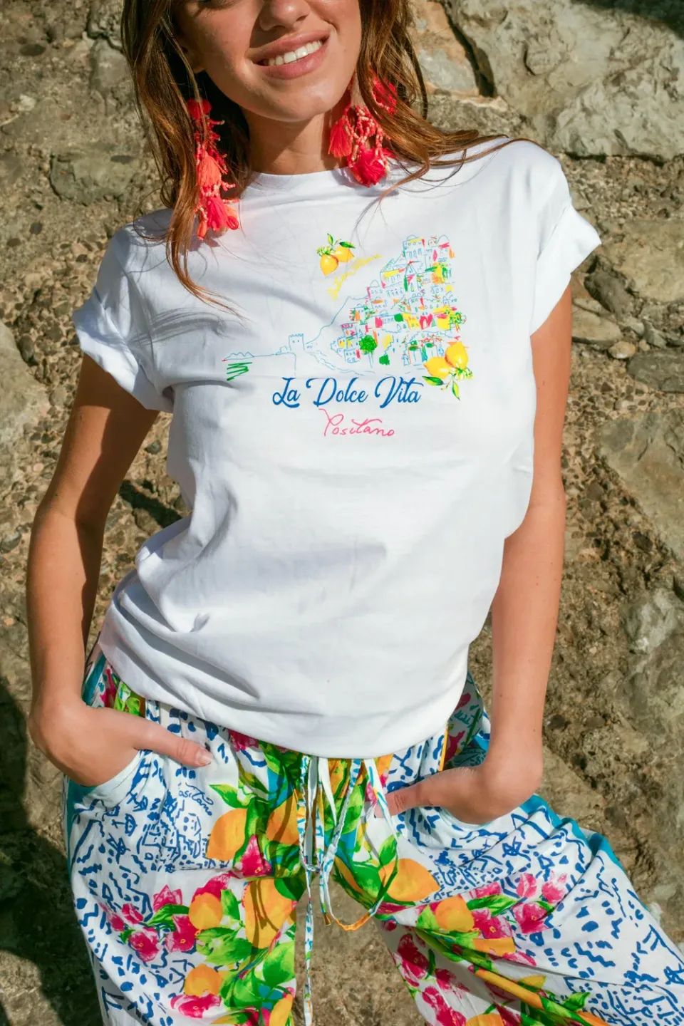 Antica Sartoria FM005 t-shirt unisex bianca cotone
