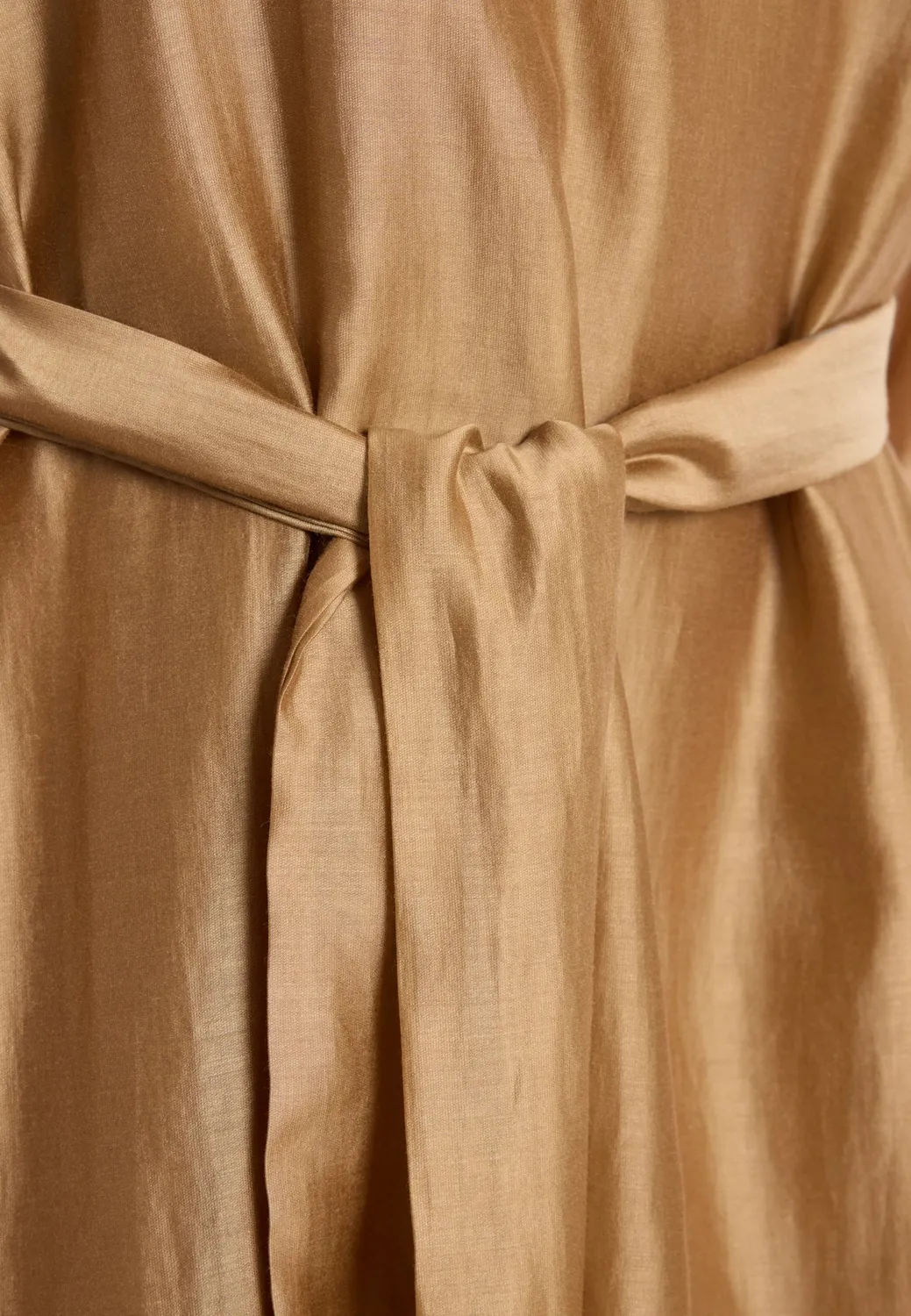 Ana Alcazar Dazah abito camicia cappuccino lyocell