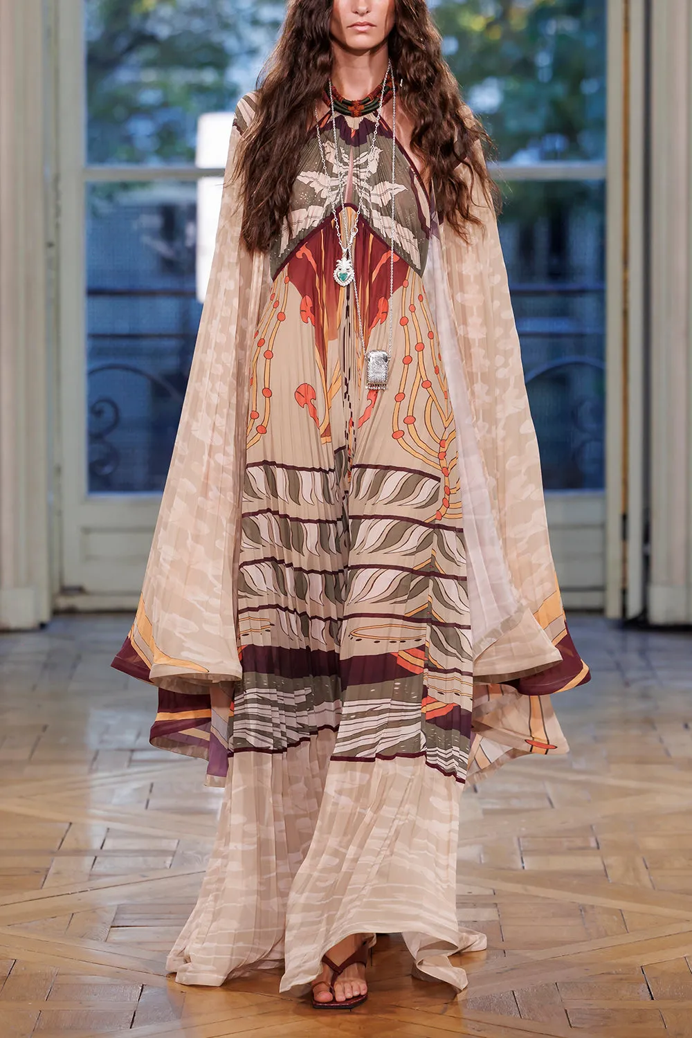Johanna Ortiz Domingo Andino mantella pecan georgette