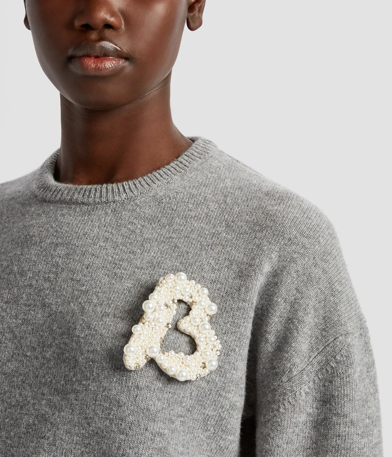 Erdem Pearl Alphabet spilla lettera B perle
