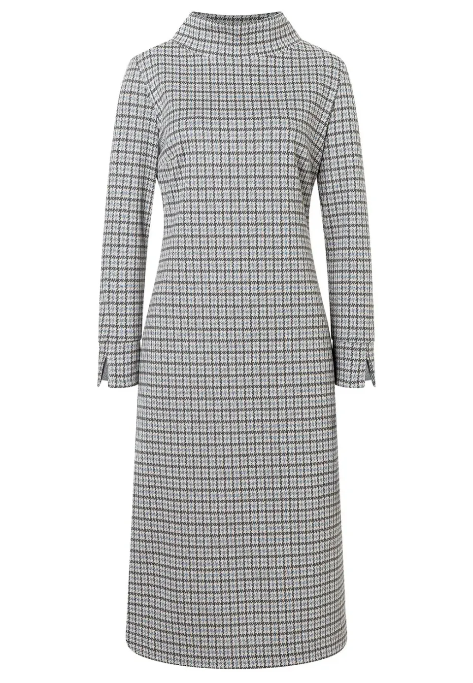 Ana Alcazar Sodana abito midi pied-de-poule lurex