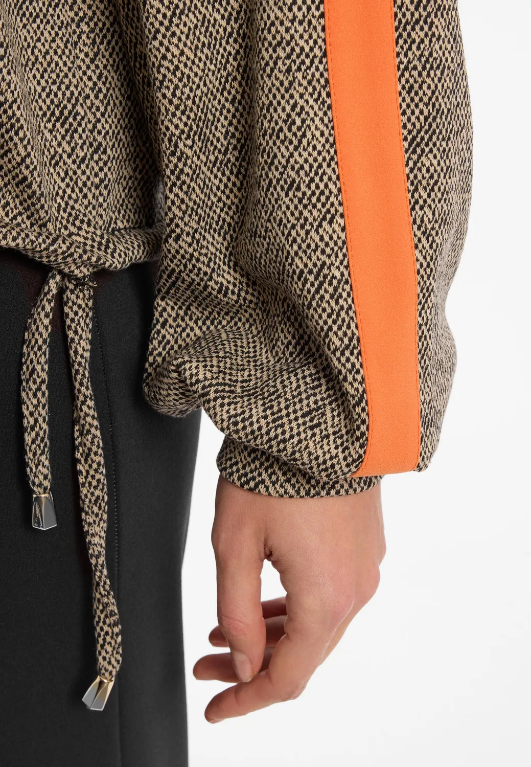 Ana Alcazar Efilary maglione tweed collo alto