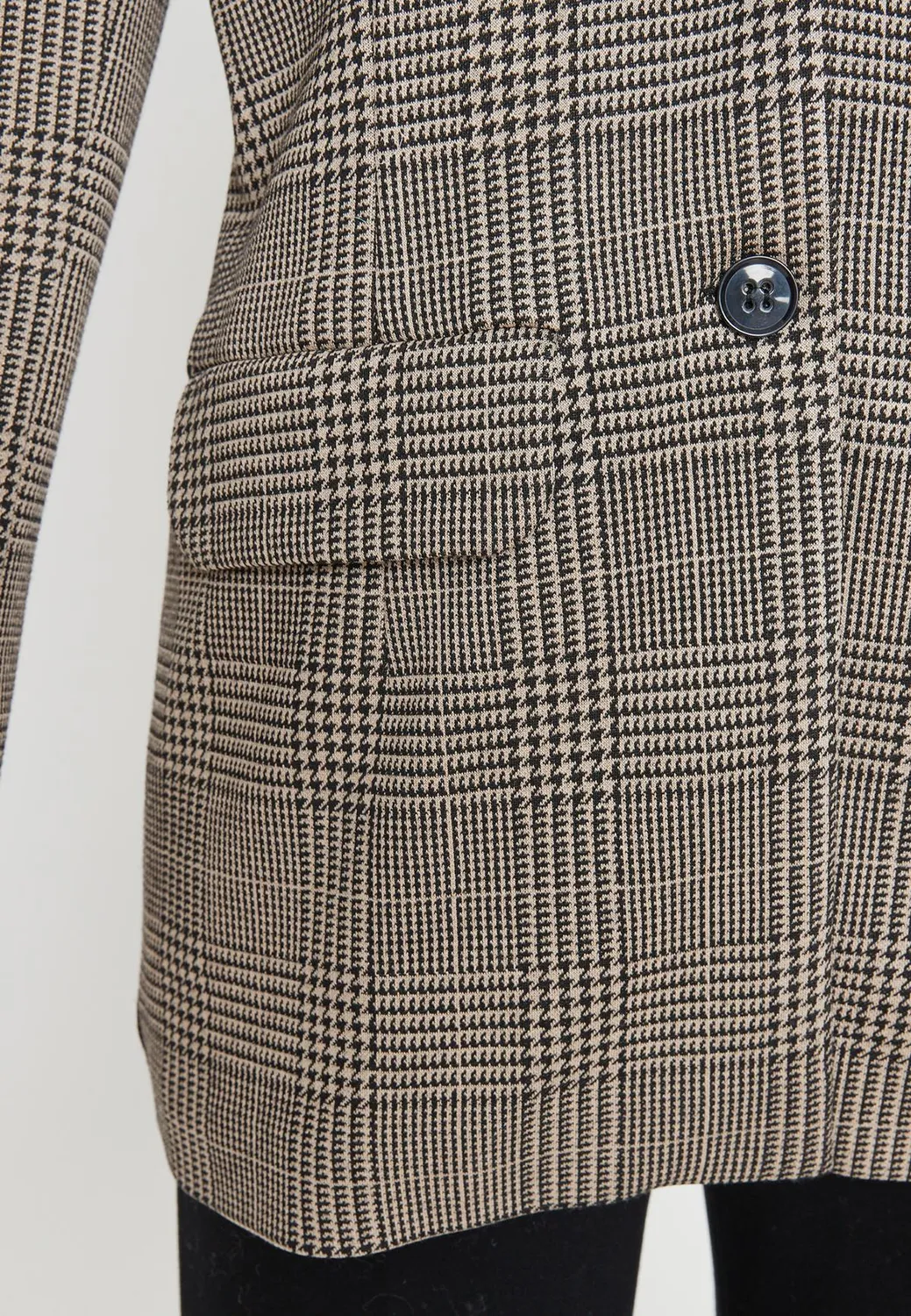 Ana Alcazar Mia blazer quadri taglio oversize