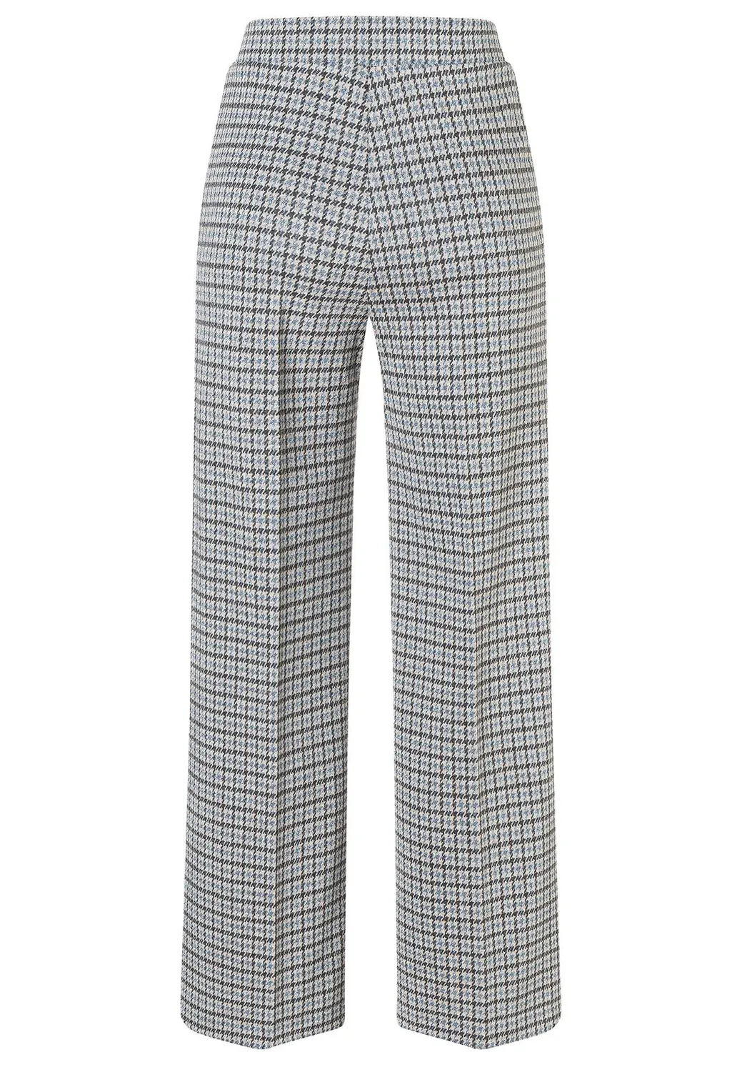 Ana Alcazar Sodala pantaloni lunghi pied-de-poule lurex