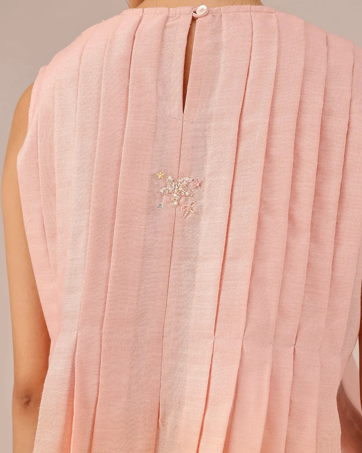 Our Dve Berry Breeze completo rosa giallo lino