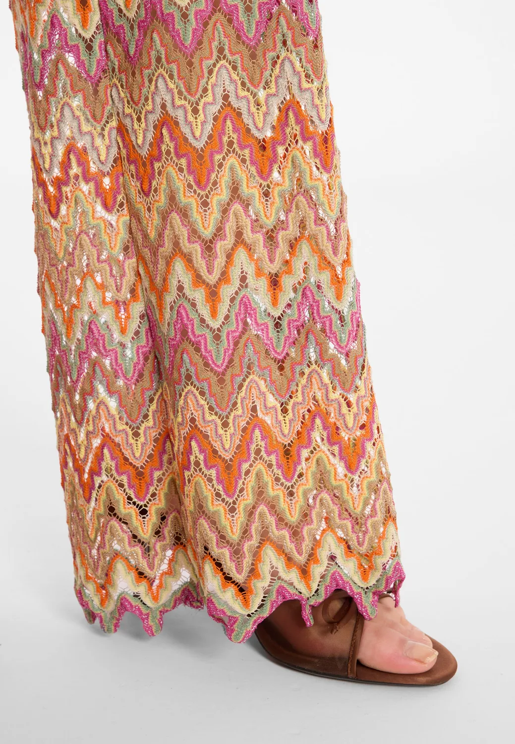 Ana Alcazar Dorah pantaloni maglina arancioni