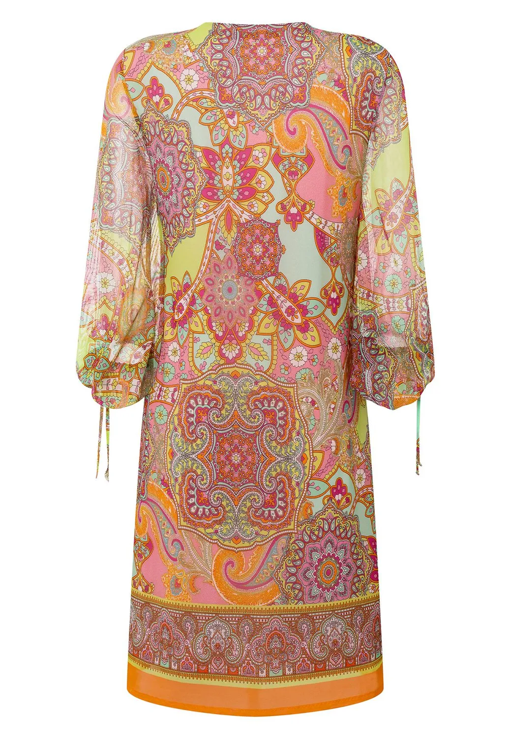 Ana Alcazar Lissy abito maniche lunghe paisley