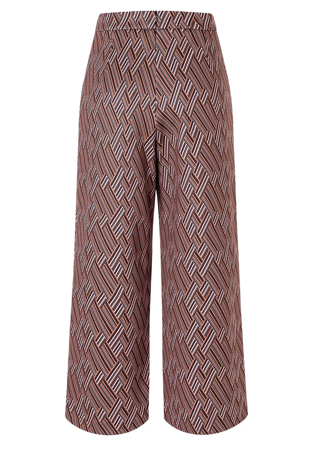 Ana Alcazar Awosa culotte bordeaux fantasia anni 70