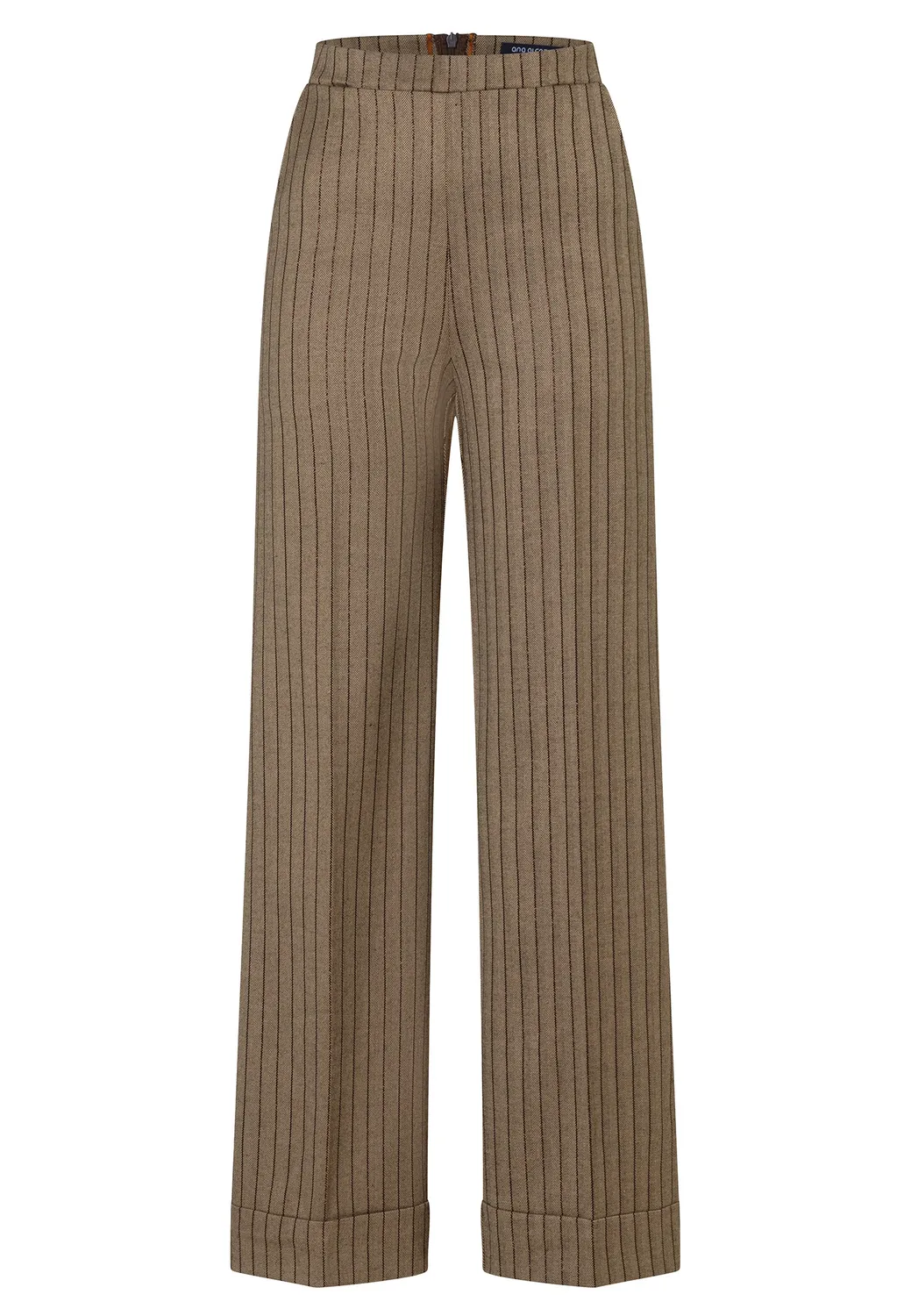 Ana Alcazar Endessa pantaloni marlene gessato