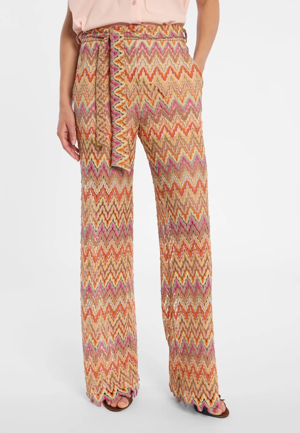 Ana Alcazar Dorah pantaloni maglina arancioni