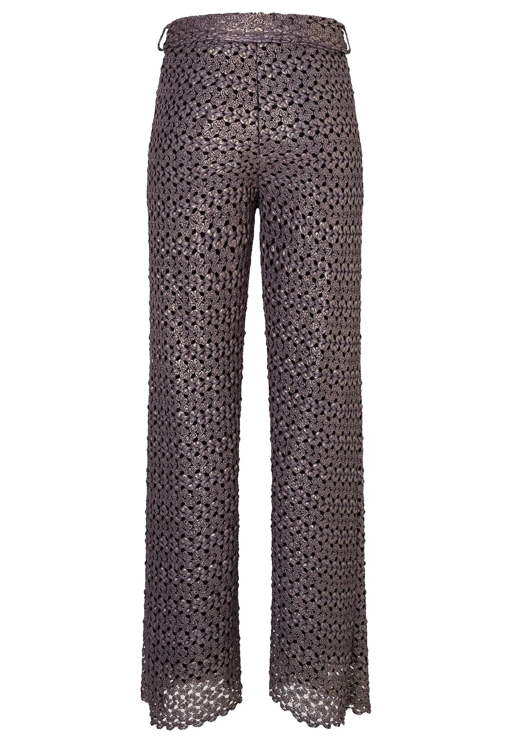Ana Alcazar Donya pantaloni maglia marroni