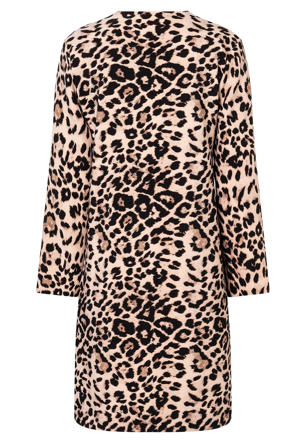 Ana Alcazar Adasi tunica leopardata beige scollo V