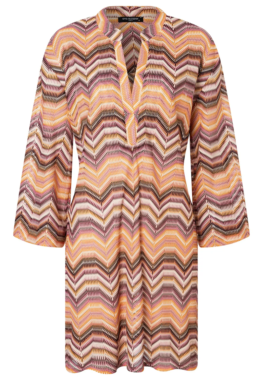 Ana Alcazar Dione Abito Maglia Arancione Rosa