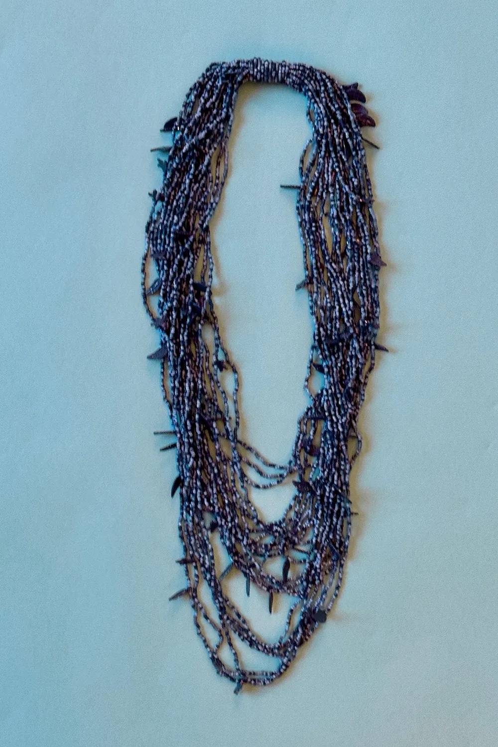 Antica Sartoria DV730 collana lunga multifilo bianca