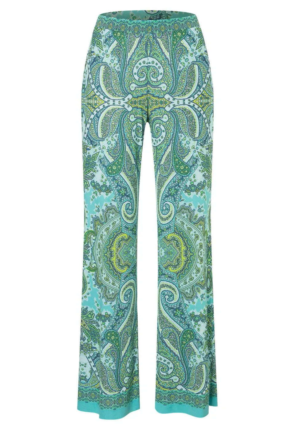 Ana Alcazar Pidila pantaloni estivi paisley azzurro