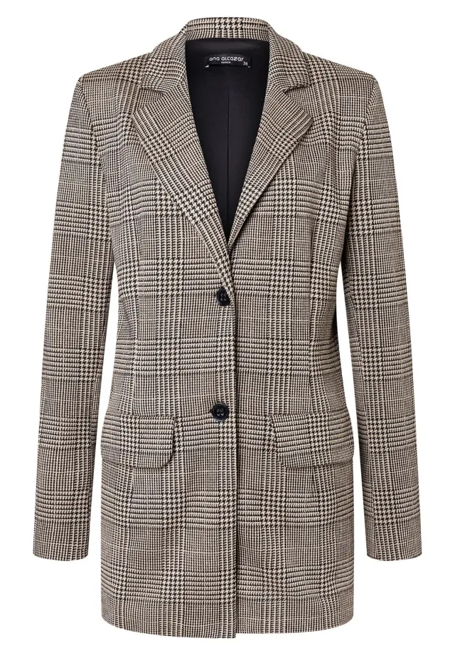 Ana Alcazar Mia blazer quadri taglio oversize