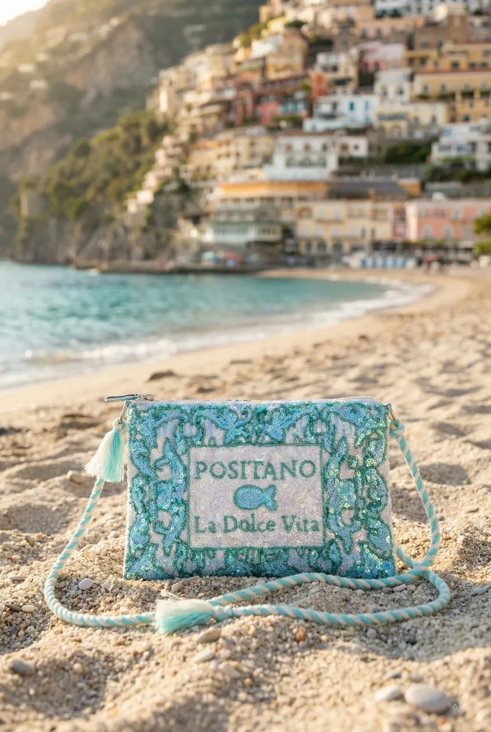 Antica Sartoria Everywhere FC703 Pochette Cotone Turchese