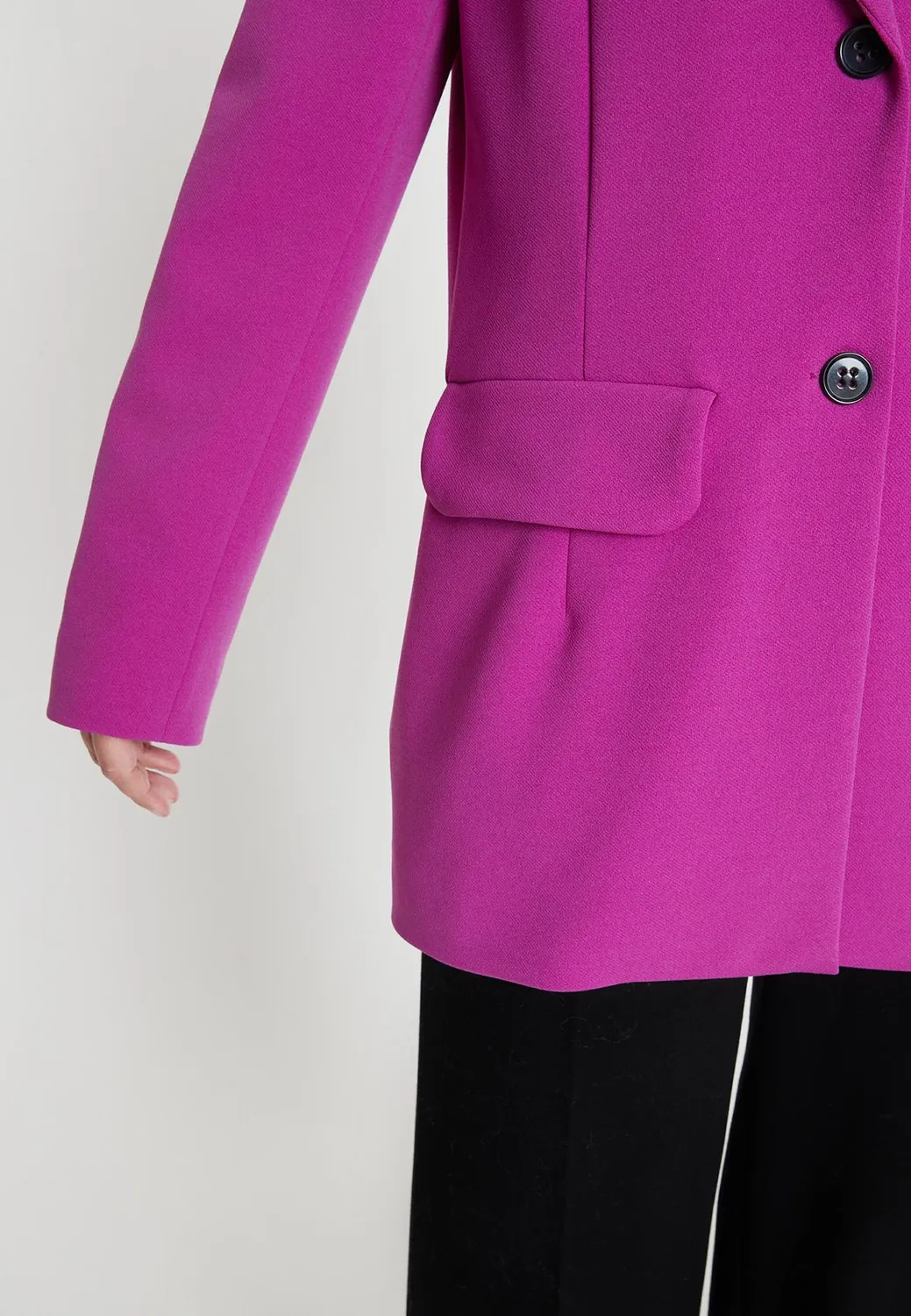 Ana Alcazar Meba blazer oversize viola tasche
