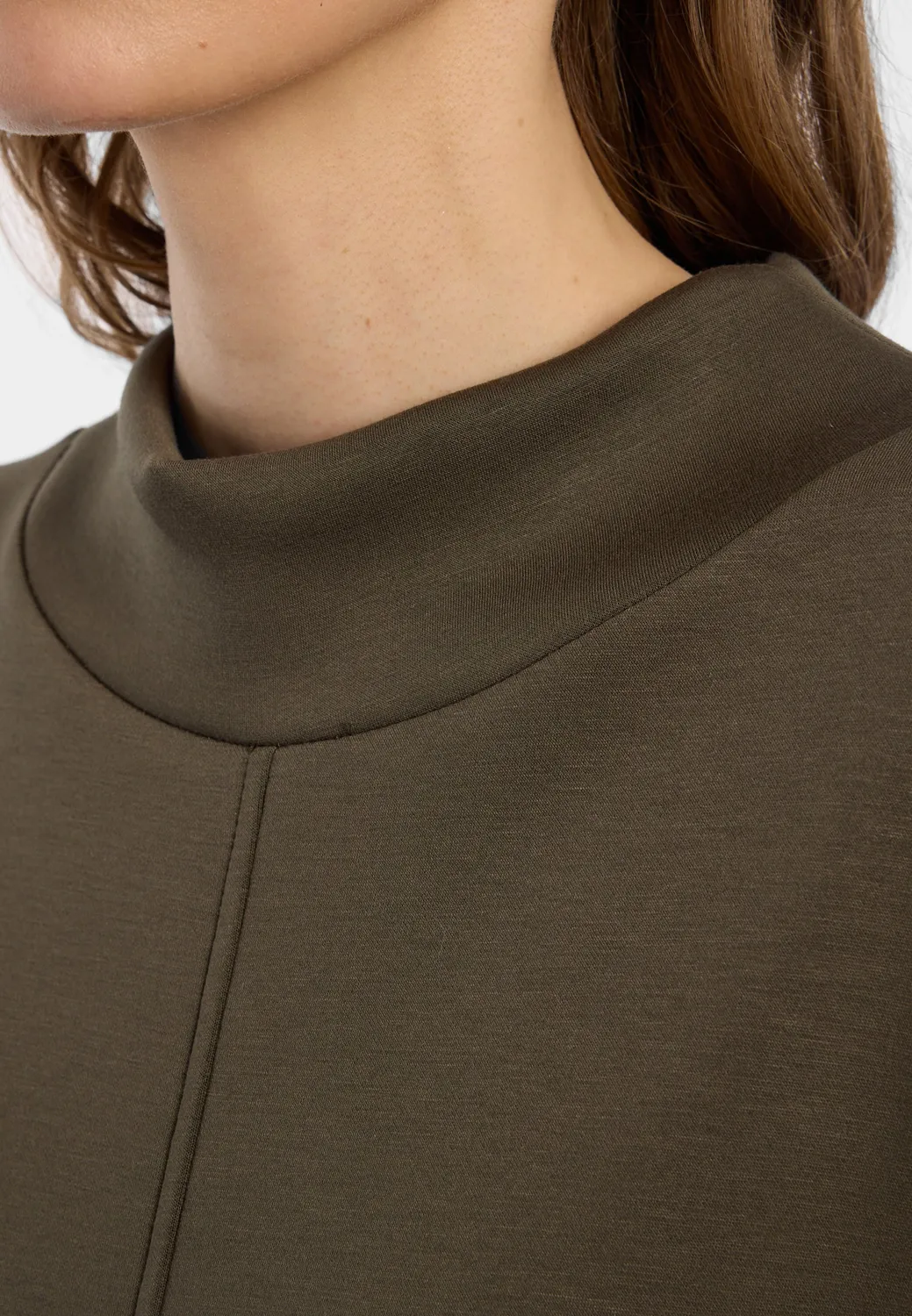 Ana Alcazar Enaly abito midi jersey con cintura