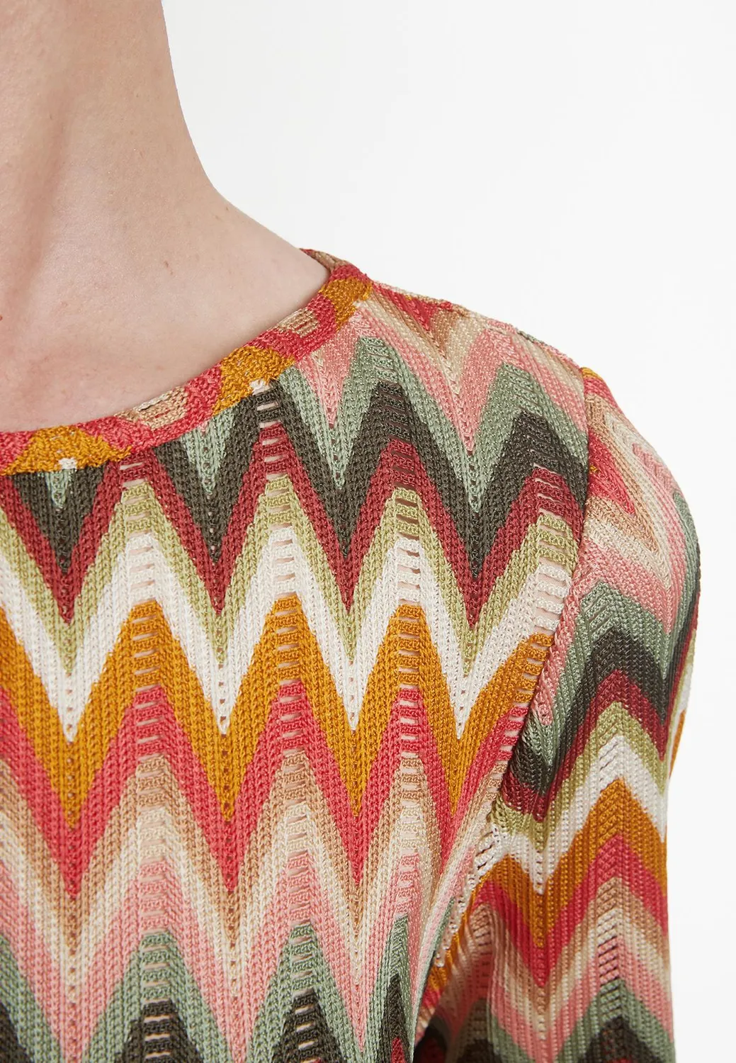 Ana Alcazar Poema abito maglia corto maniche 3/4