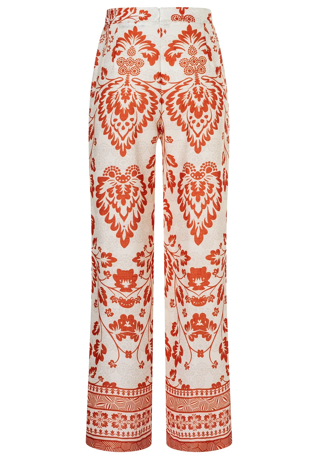 Ana Alcazar Dorexon pantaloni larghi fantasia arancio